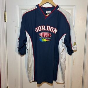 Chase Authentics Navy and Red V-Neck Jersey